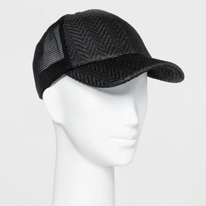 CLOSET CLOSING | NWT Woven Straw Baseball Hat Mesh